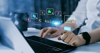 CPA on a laptop using an AI assistant