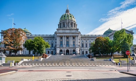 PA State Capitol Building in Harrisburg