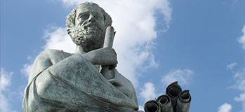 Statue of Greek philosopher